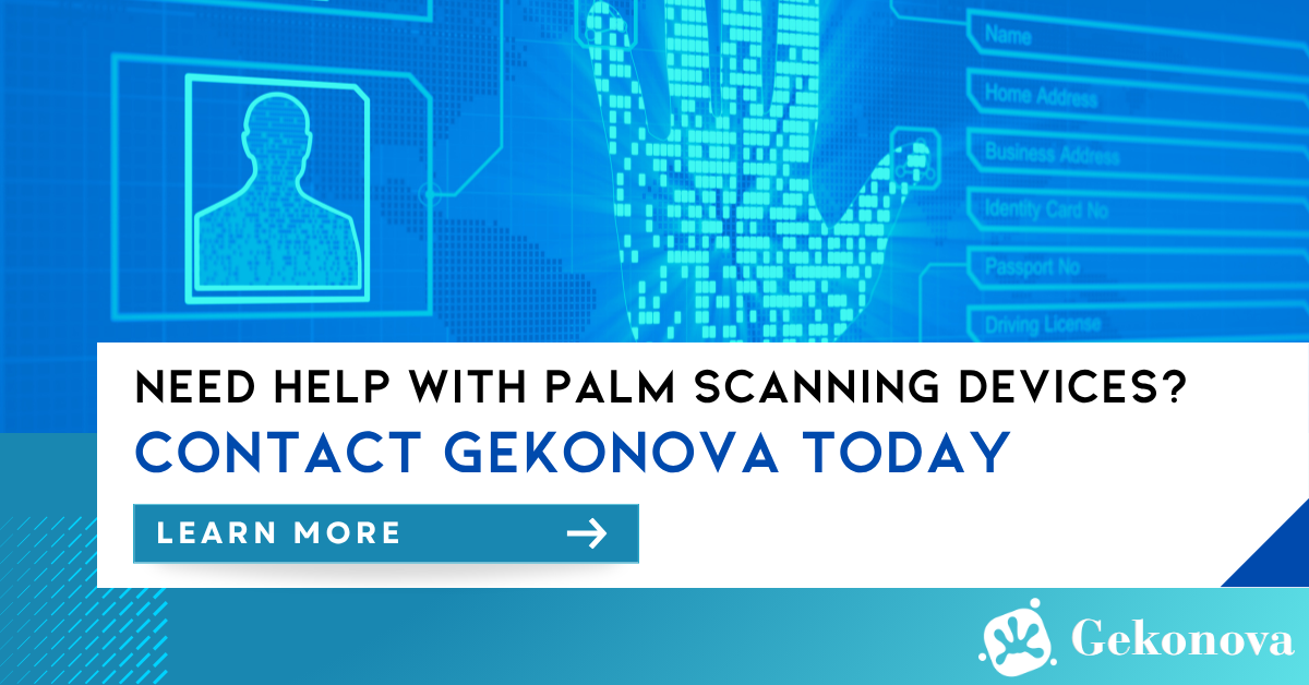 NIR Palm Scanners - Contact Gekonova today